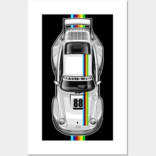 RWB 993 White RGB Livery Series 4 Posters and Art